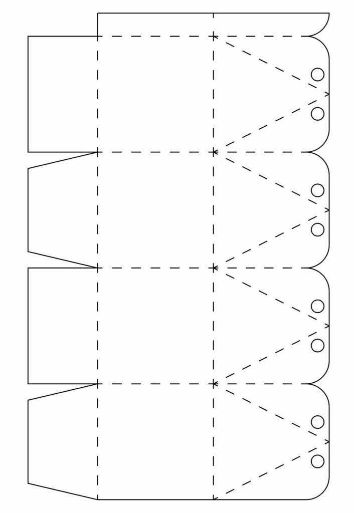 Moldes de Papel para Caixinha