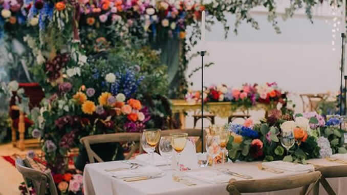 Decoração com Flores para Casamento