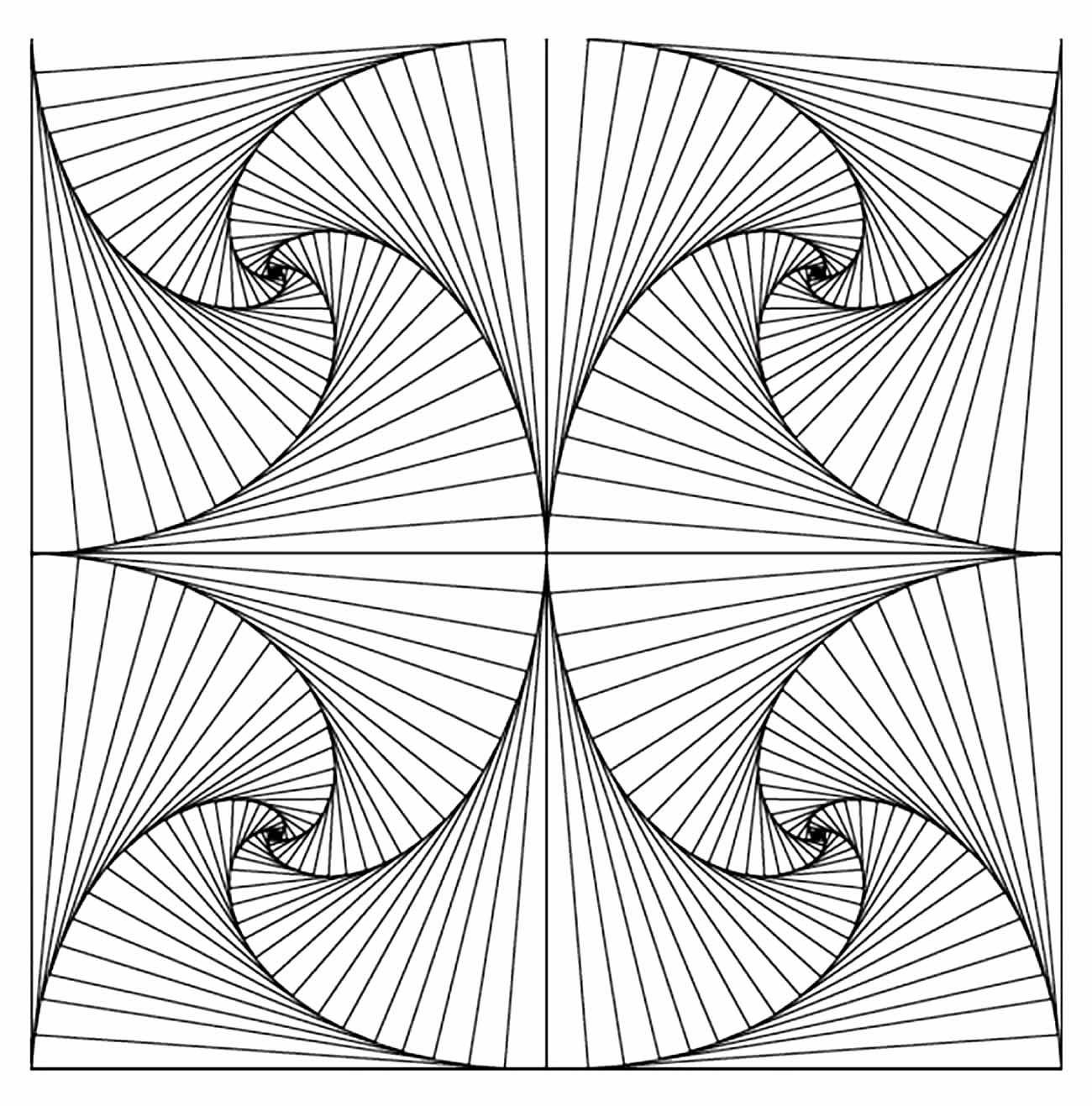 Desenhos lindos para colorir - Geométricos