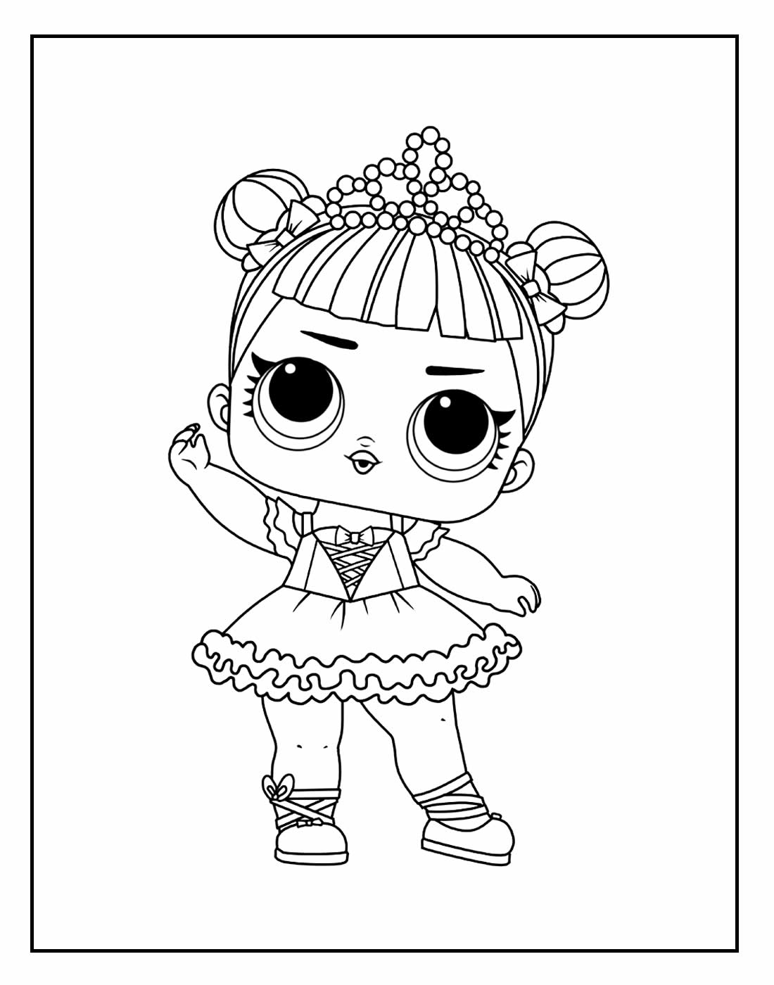 70+ Desenhos para colorir da boneca LOL - Dicas Práticas