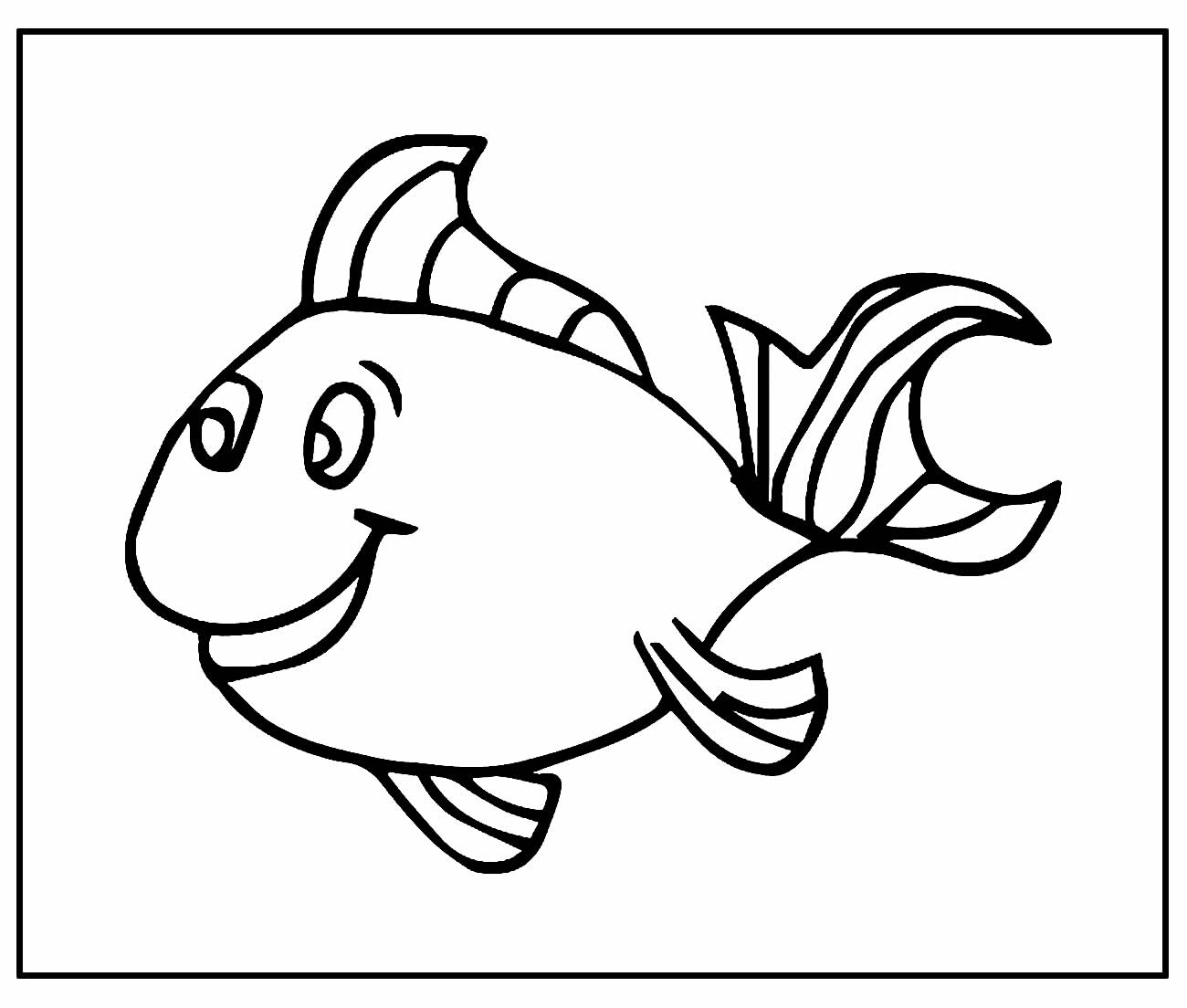 Página para colorir de Peixe