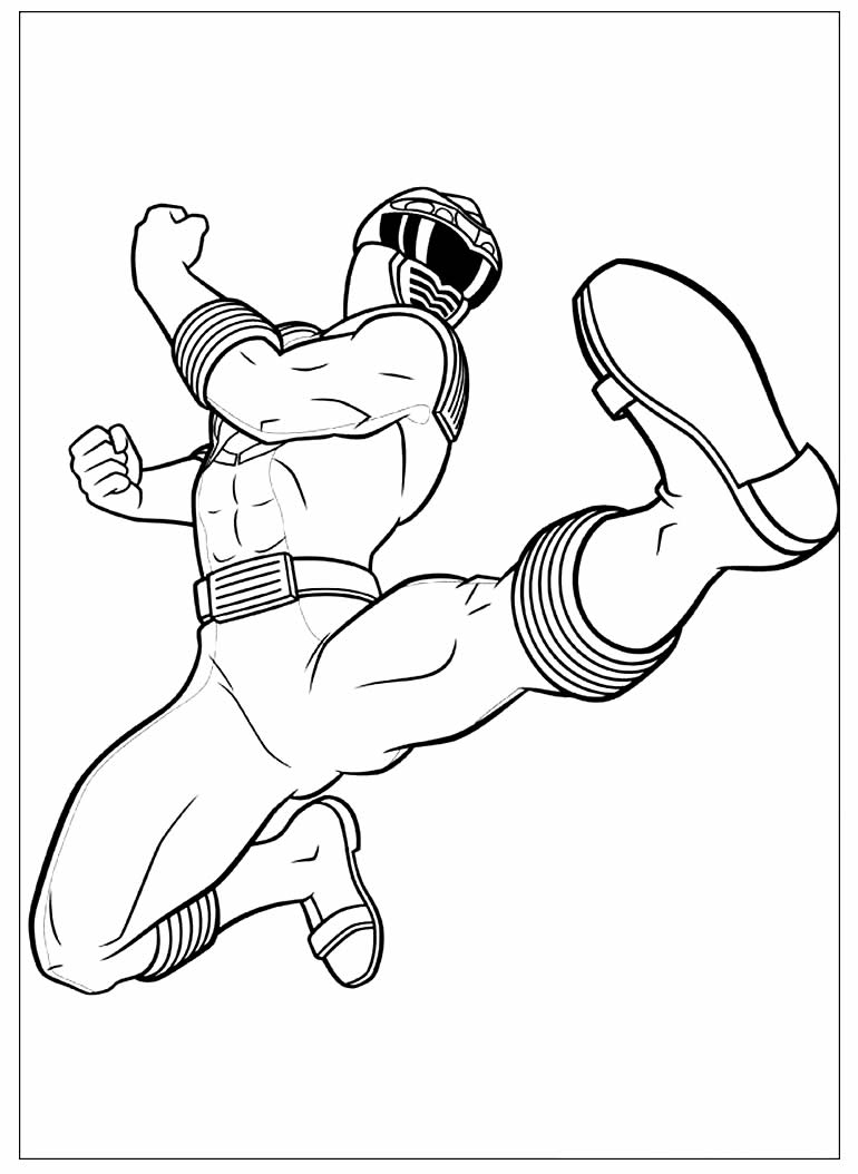 Imagem de Power Rangers para pintar e colorir