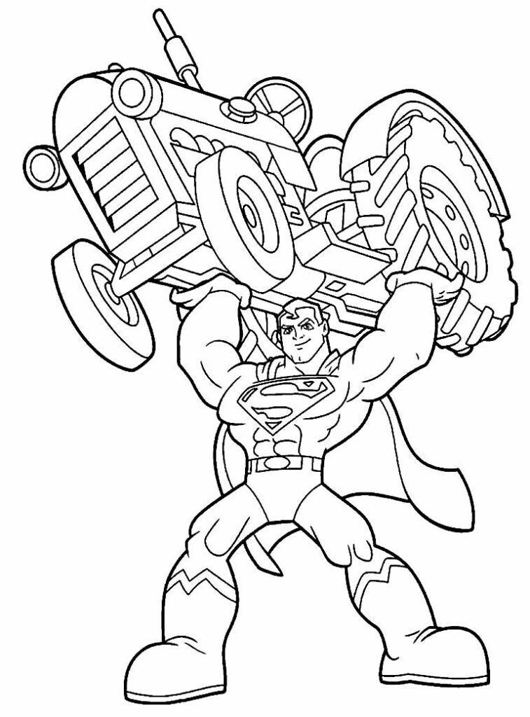 60+ Desenhos do Super-Homem para colorir - Dicas Práticas