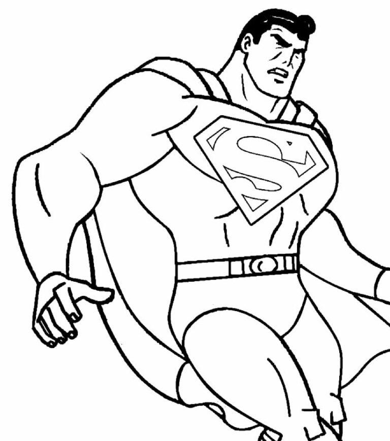 60+ Desenhos do Super-Homem para colorir - Dicas Práticas