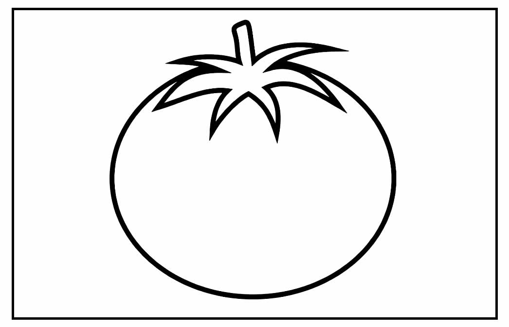 30+ Desenhos para colorir de Tomate - Dicas Práticas