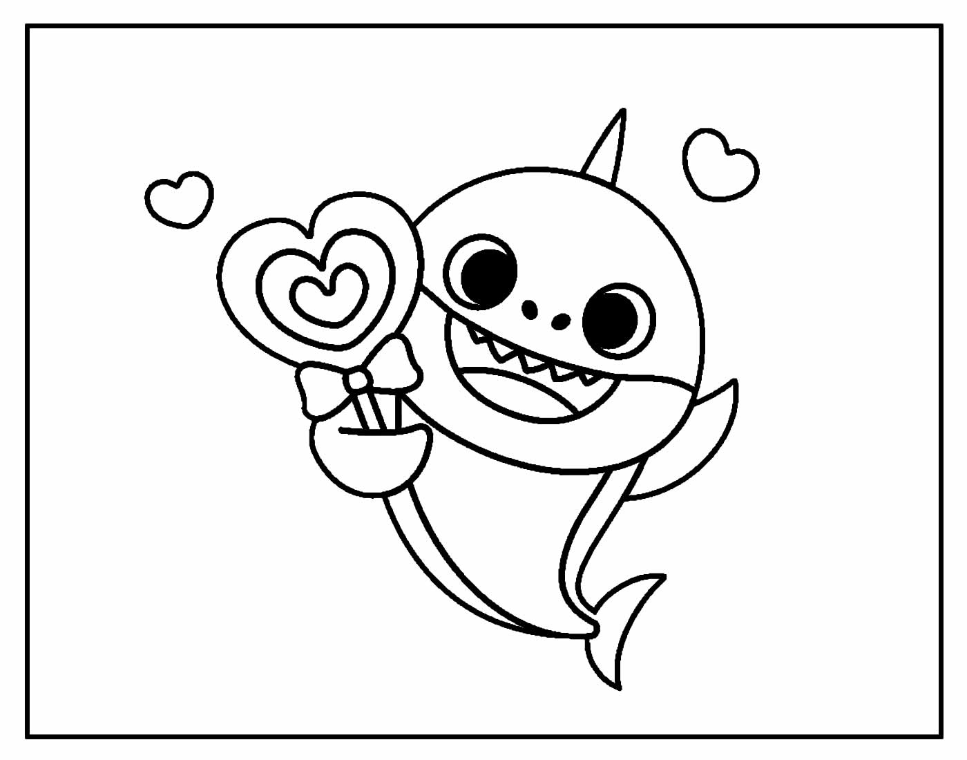 Desenhos de Baby Shark