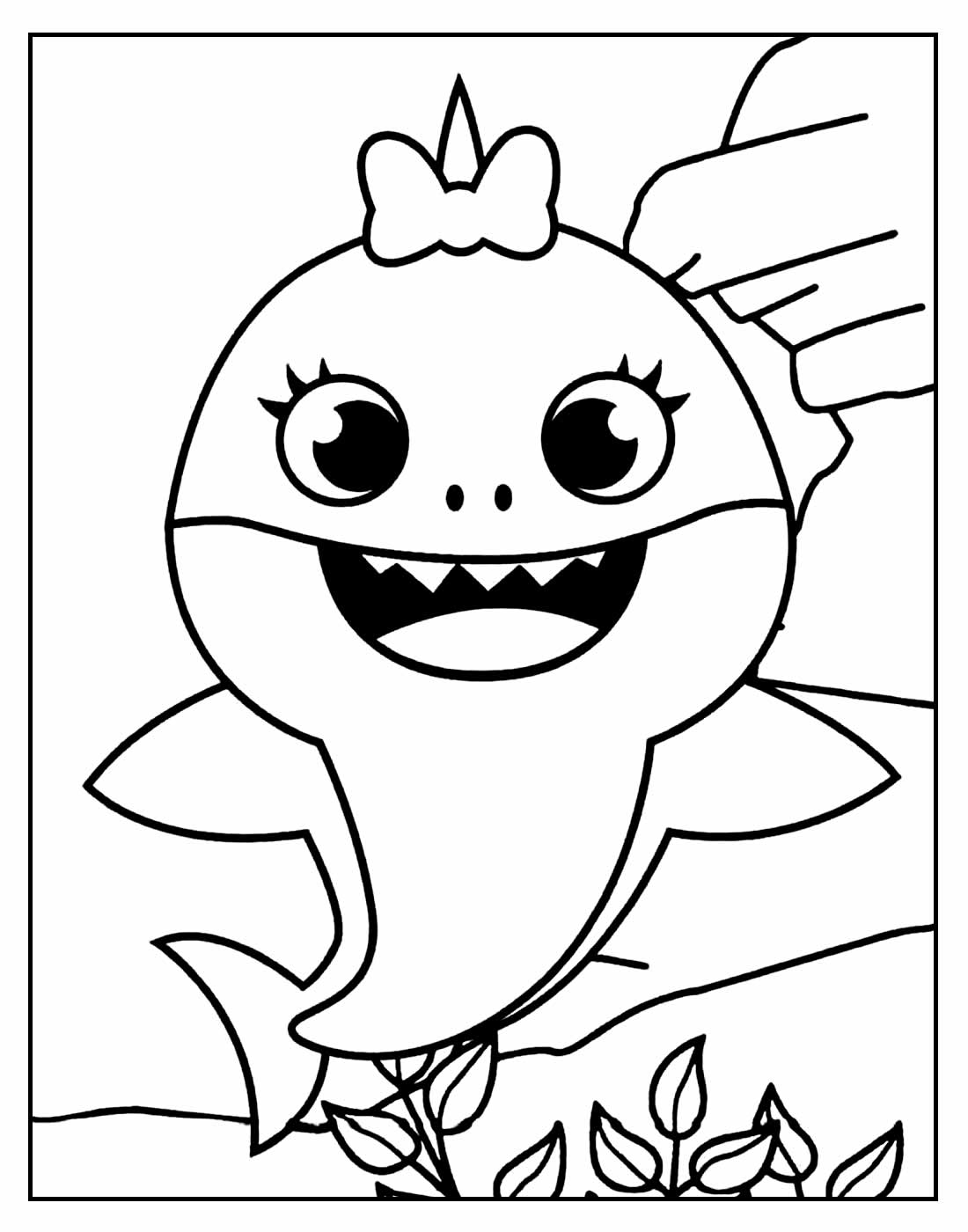 Desenhos lindos de Baby Shark