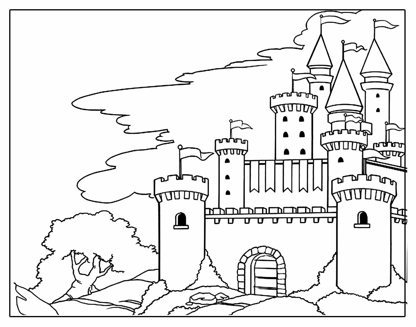 Desenho de Castelo