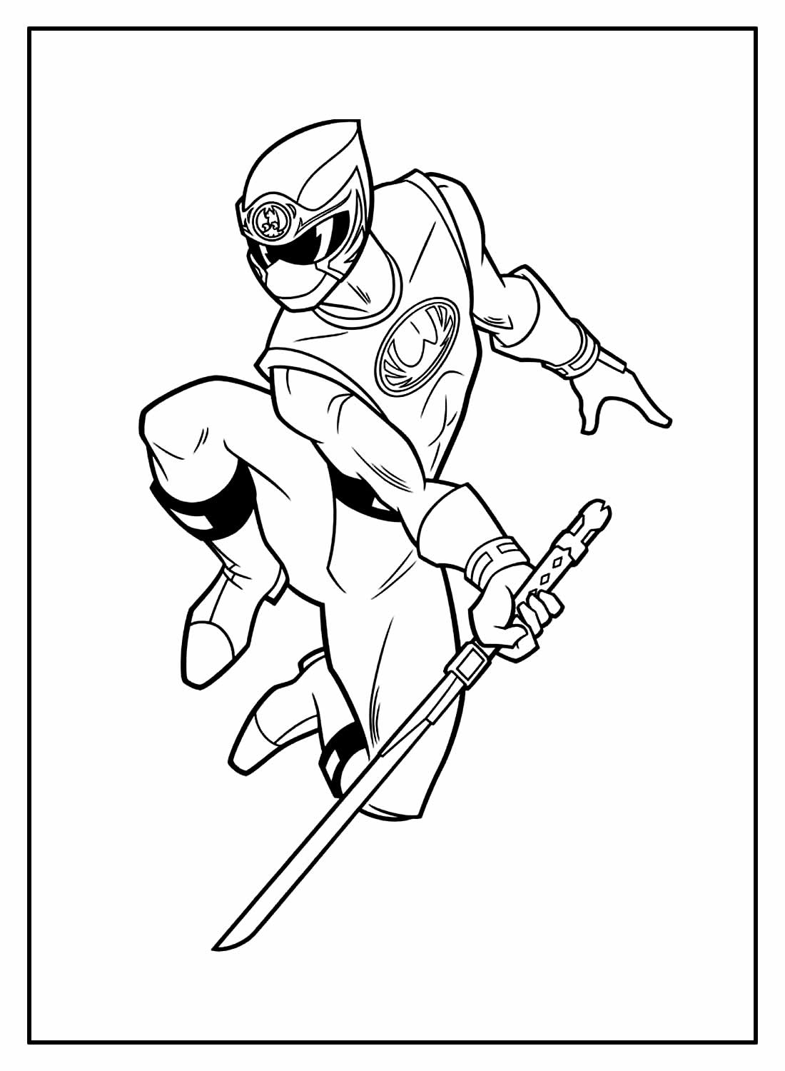 Desenhos de Power Rangers para pintar