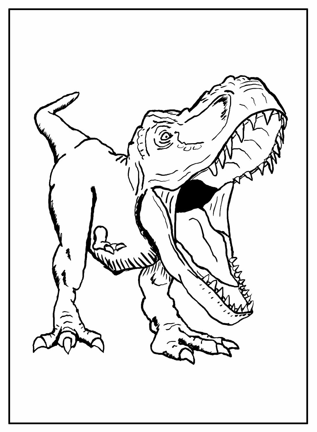 Desenhos de T-Rex Colorir