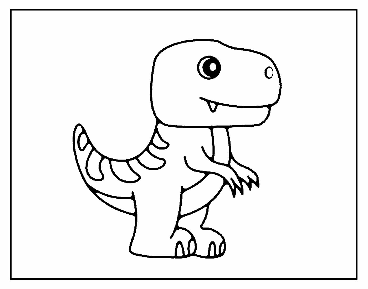 Página para colorir de Dinossauro