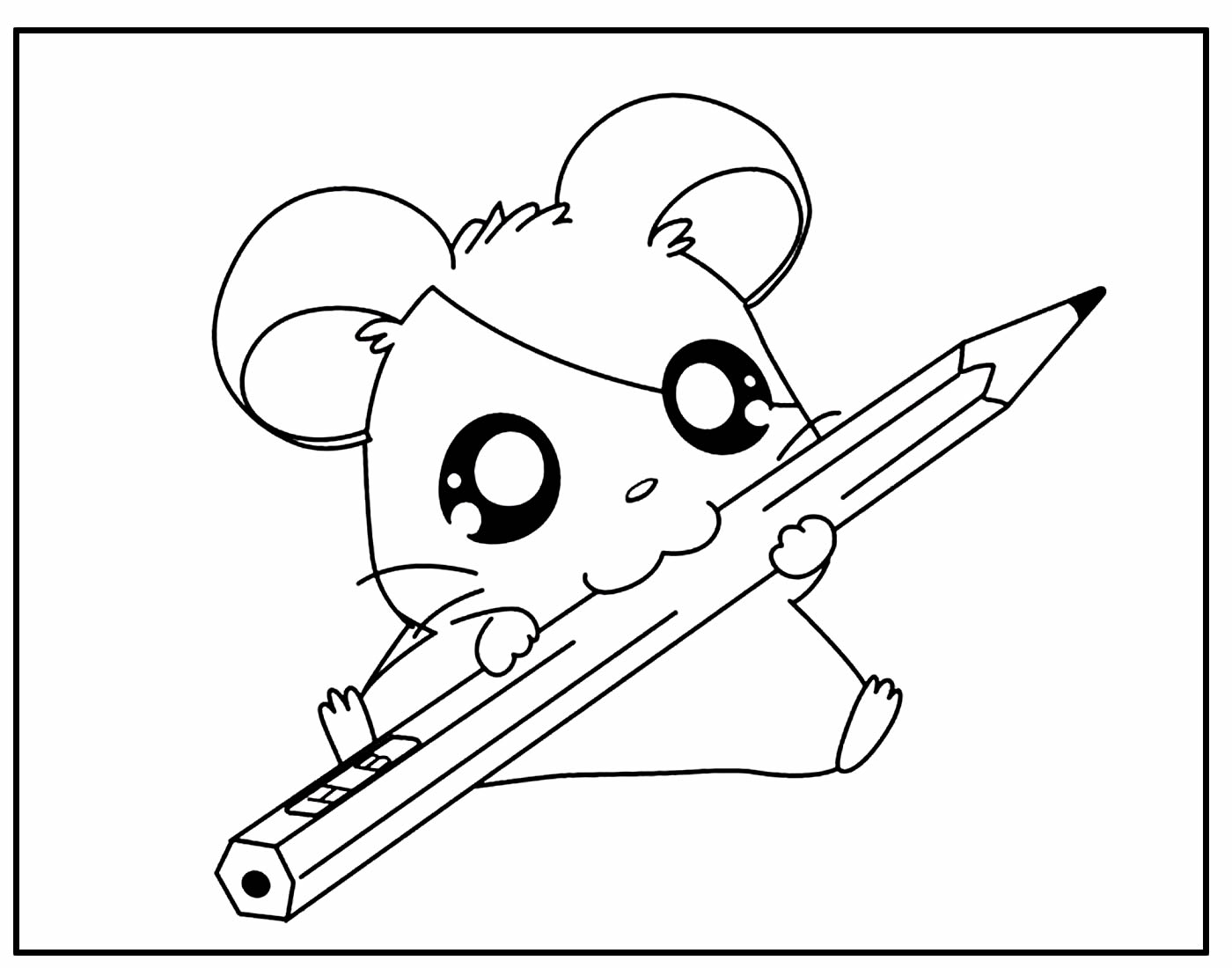 Desenho para colorir Hamtaro