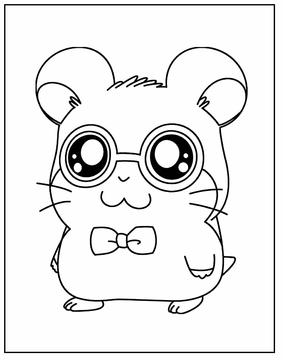 Desenho Hamtaro Colorir