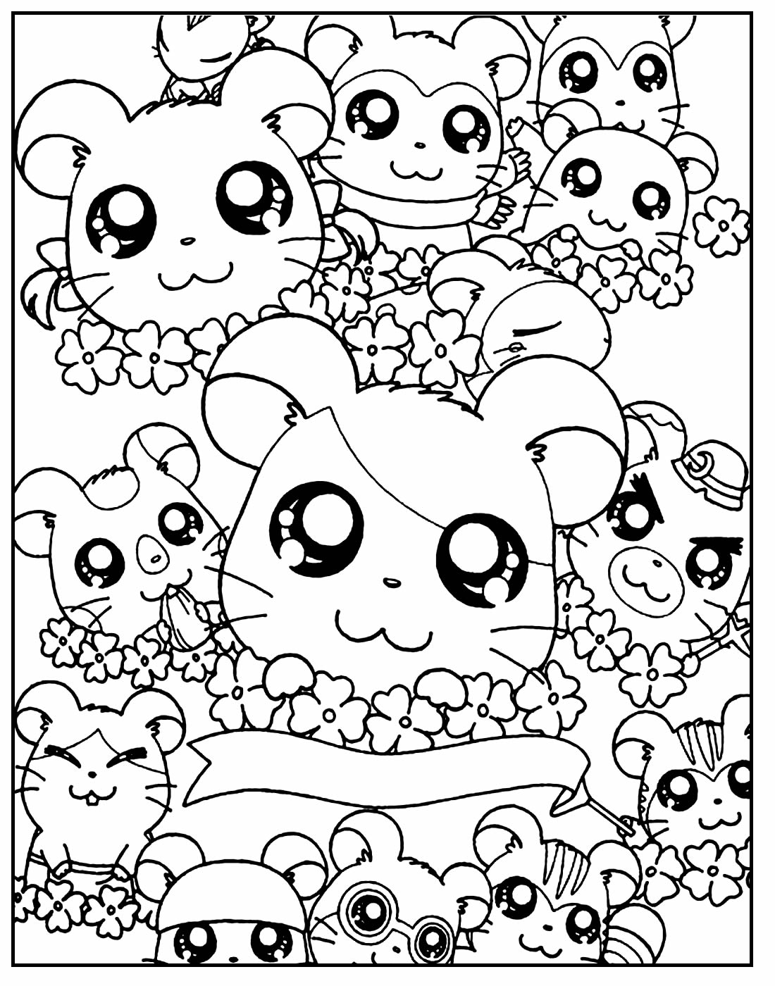 Desenho Hamtaro Colorir