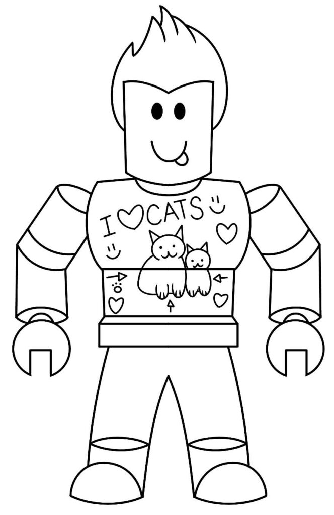 50+ Desenhos para colorir de Roblox - Dicas Práticas  Desenhos para  colorir, Desenhos de apaixonados, Folhas para colorir