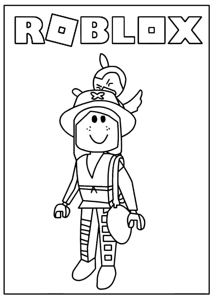 Desenhos Roblox para colorir