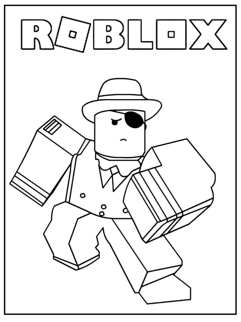 50 desenhos para colorir de roblox – Artofit