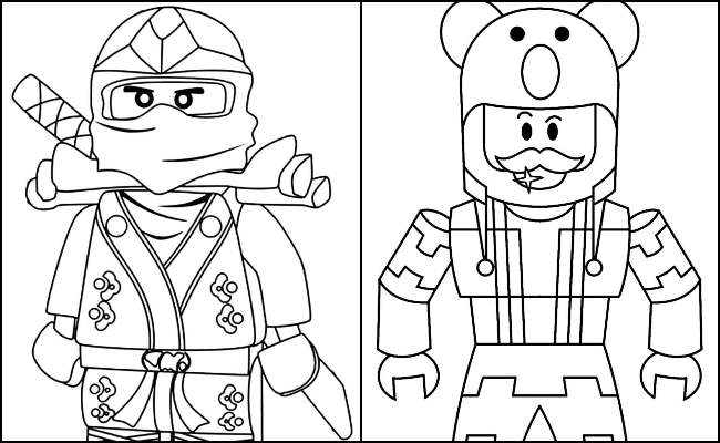 Desenhos de Roblox para Colorir e Imprimir - Tudo Para Colorir