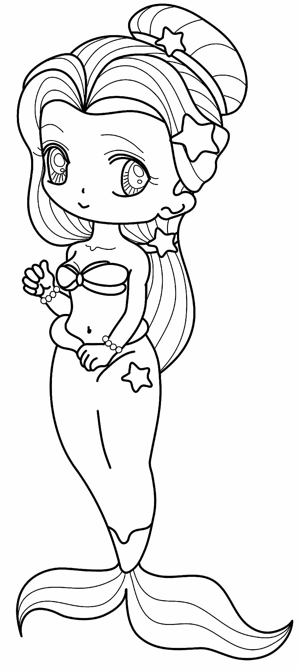 50+ Desenhos para colorir de Sereia - Dicas Práticas