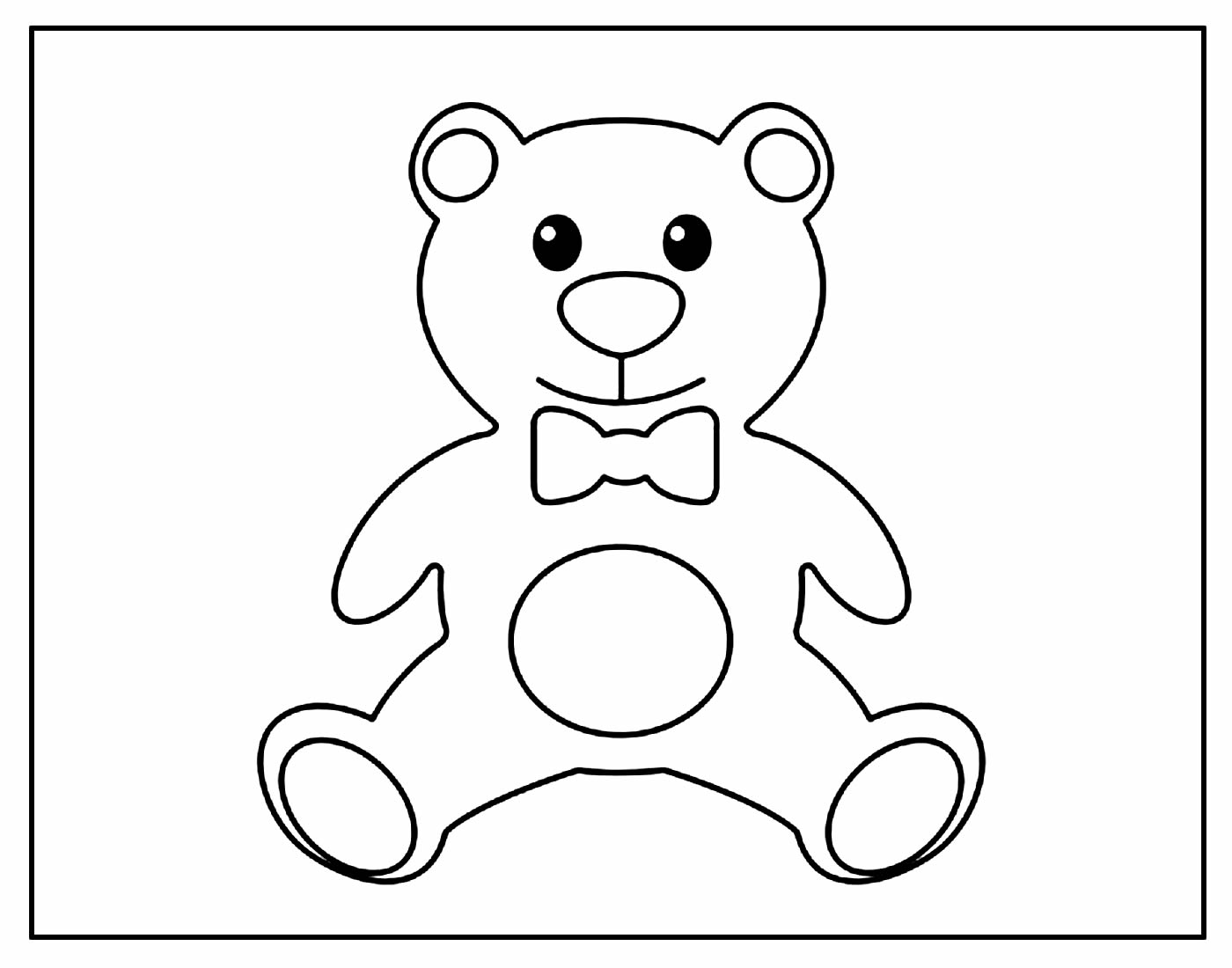 Desenho de Ursinho de Pelúcia