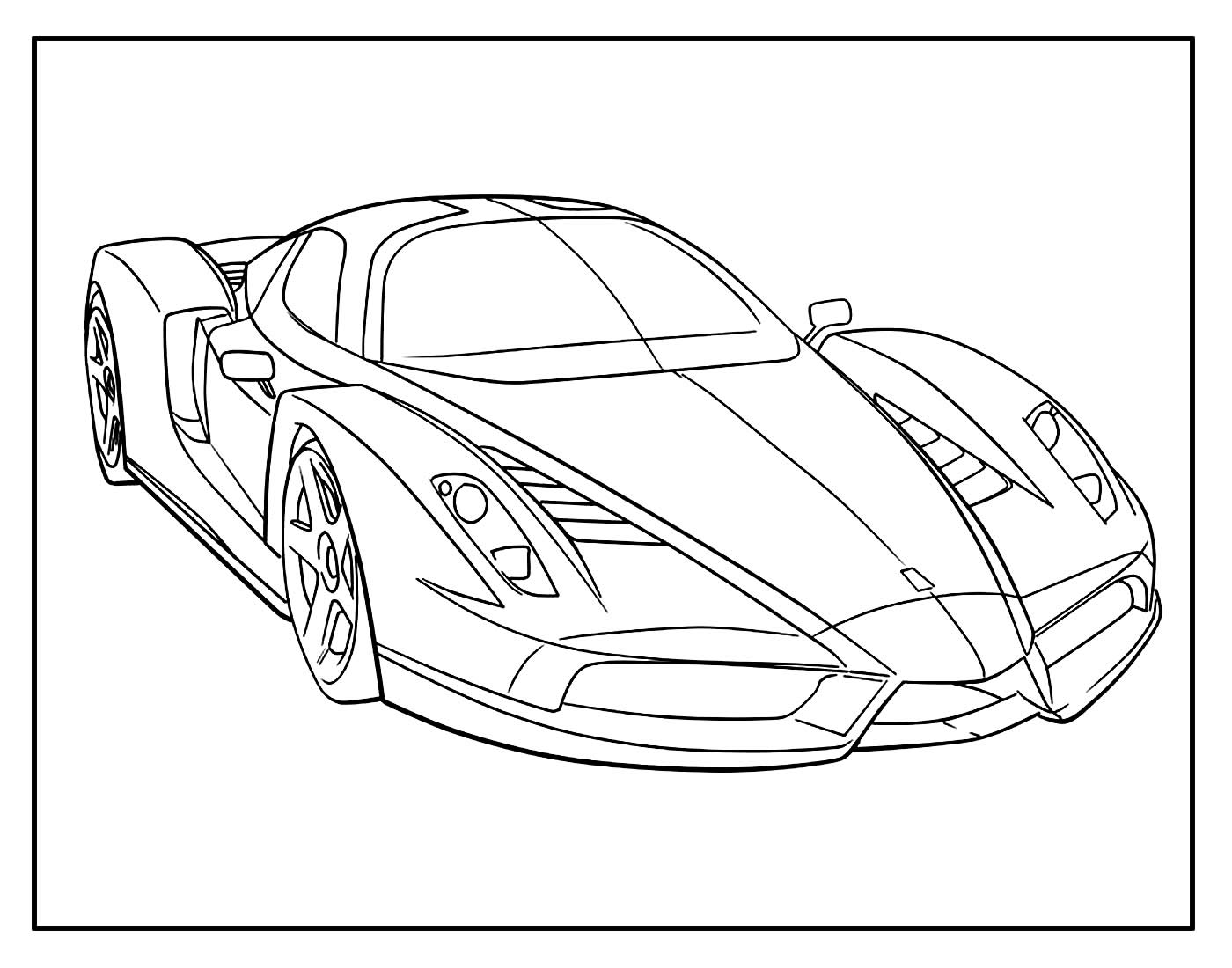Desenho de Ferrari