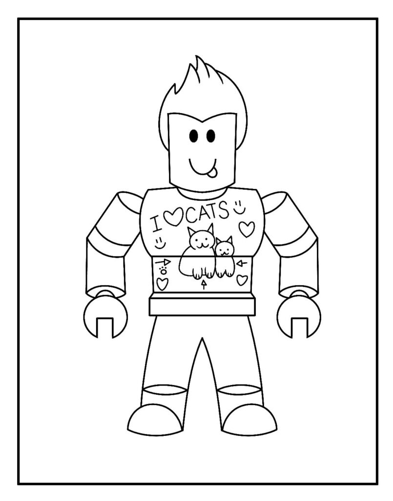 50+ Desenhos para colorir de Roblox - Dicas Práticas  Cores de sereia,  Desenhos para colorir, Livro de colorir