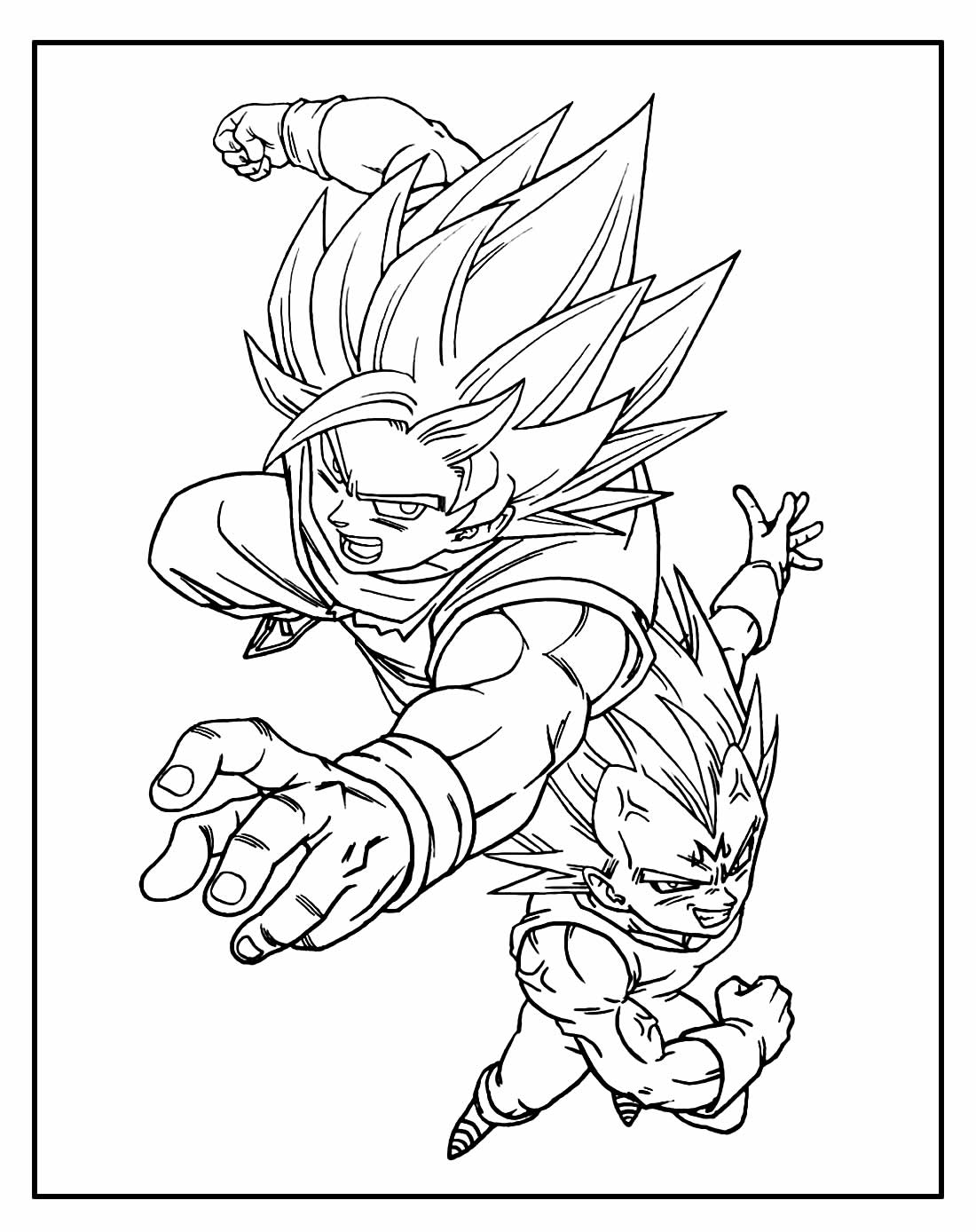 Desenhos para colorir do Goku