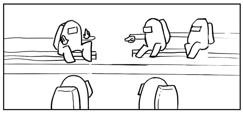 Imagem para pintar de Among Us