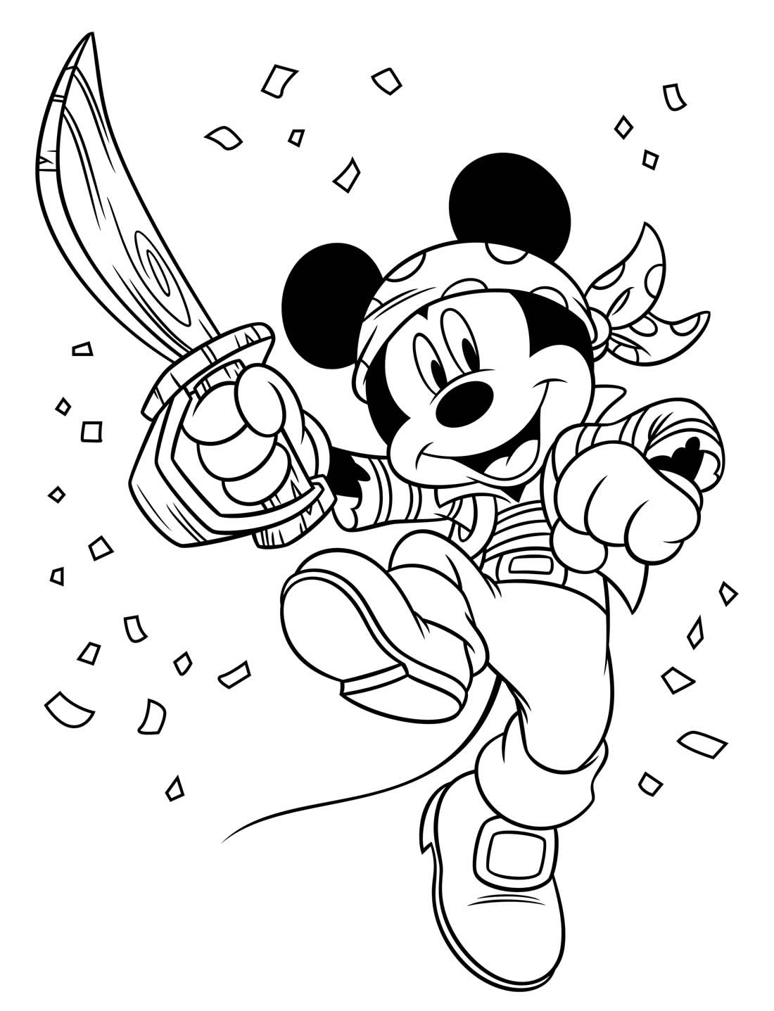 Desenhos de Mickey para colorir