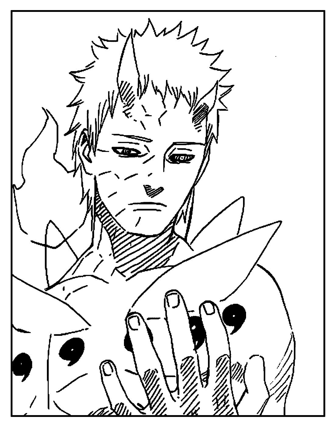 Desenhos de Naruto para pintar