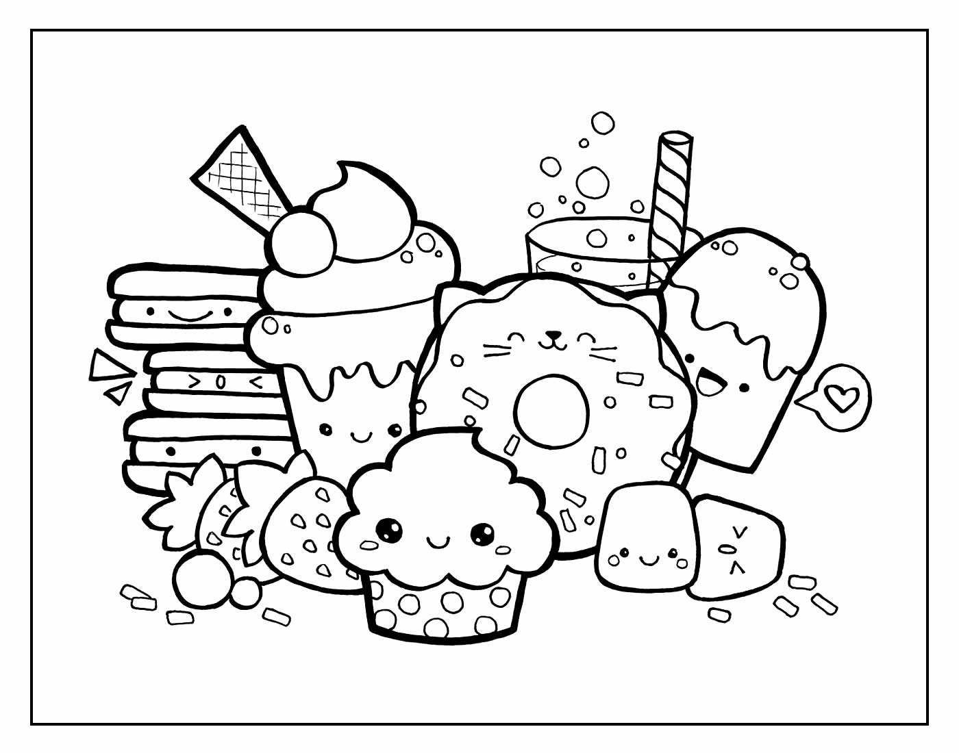 50+ Desenhos de Kawaii para colorir - Dicas Práticas