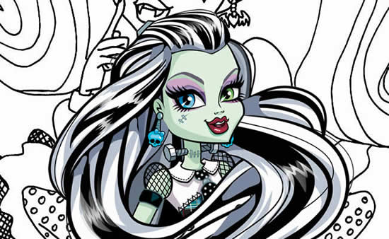 Desenhos Monster High para colorir
