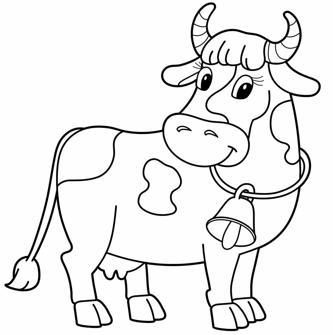 Desenhos de Vaca para colorir
