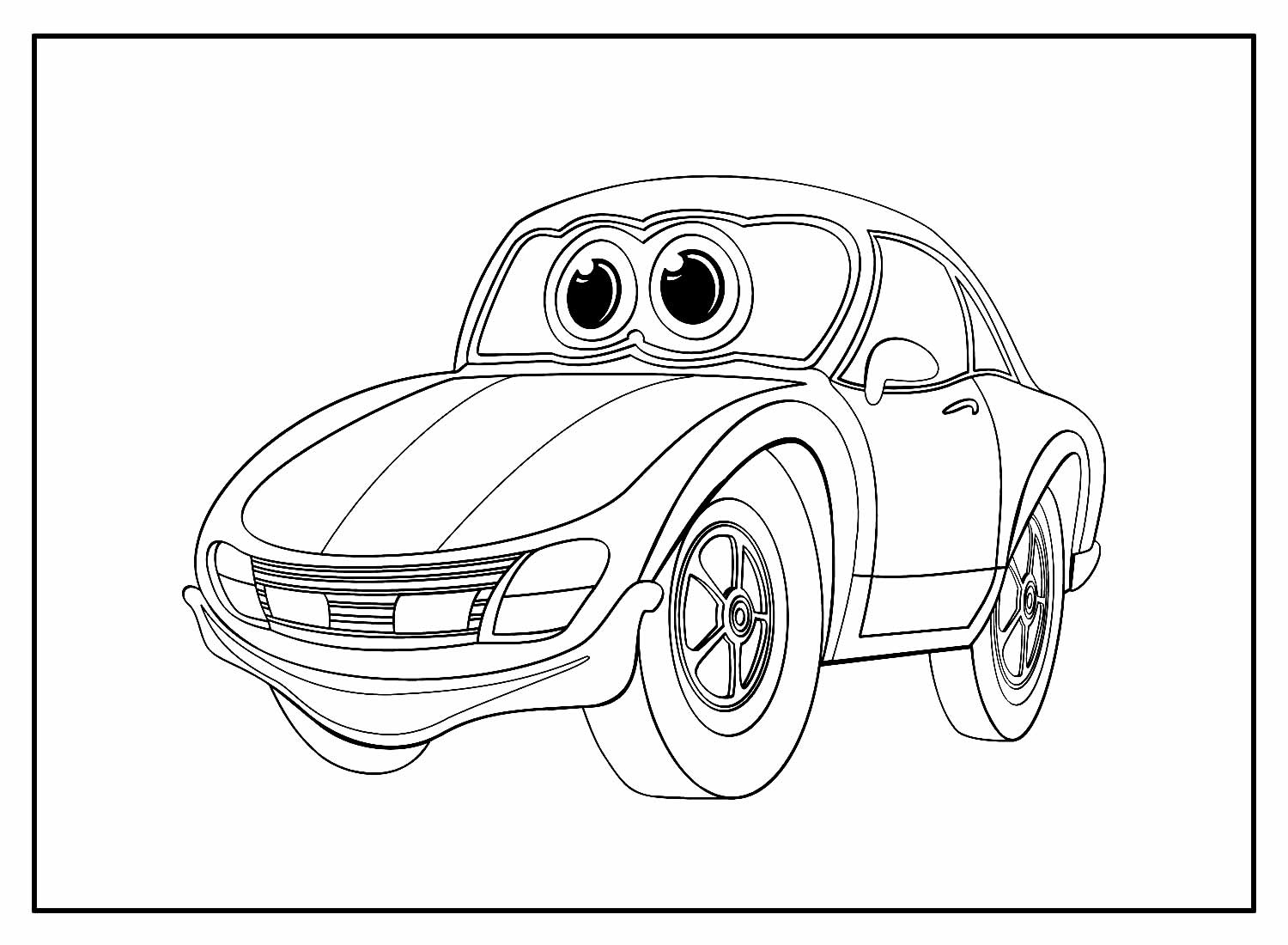 Desenhos Carros para colorir