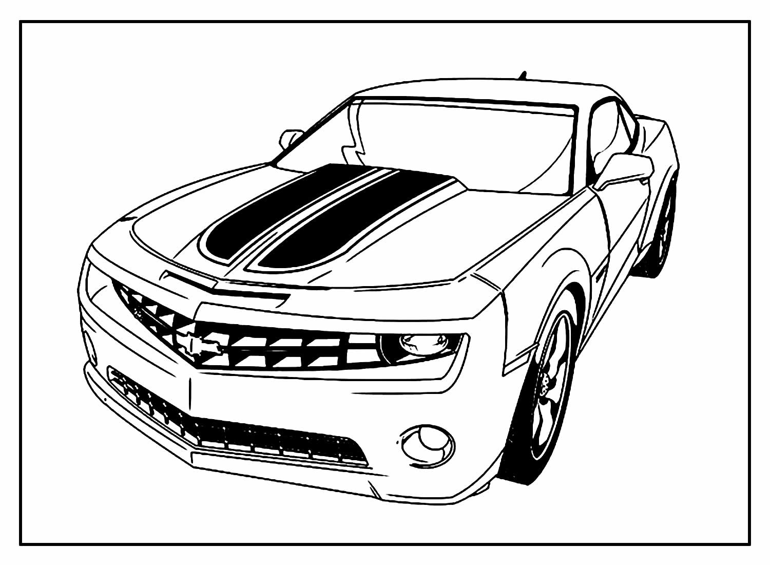 50+ Desenhos de Carros para imprimir e colorir - Dicas Práticas