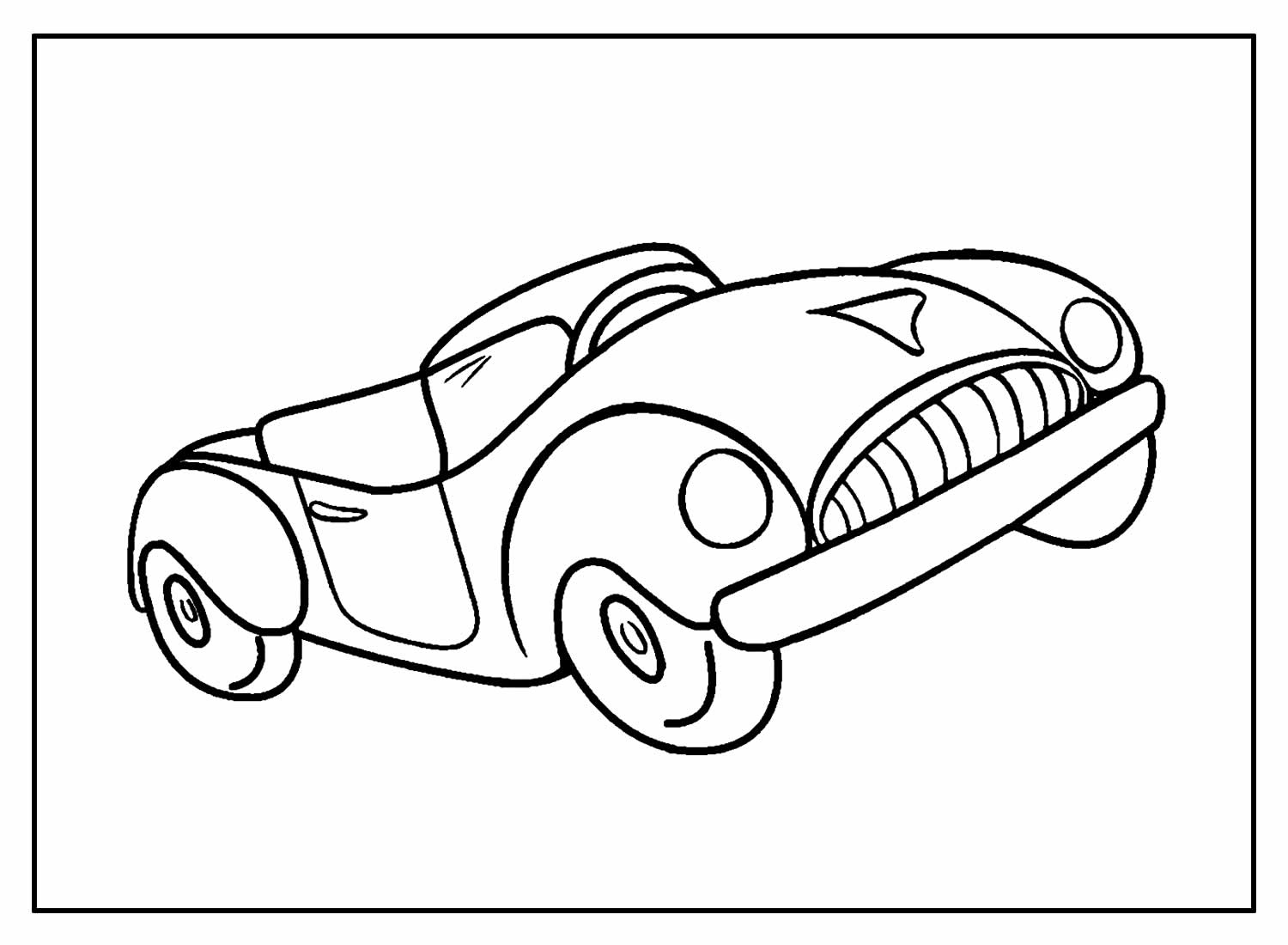 Desenhos de Carro para colorir