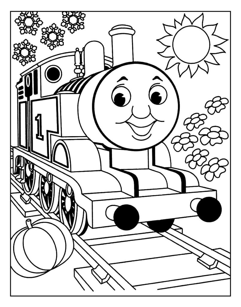 30+ Desenhos para colorir de Thomas e Seus Amigos - Dicas Práticas