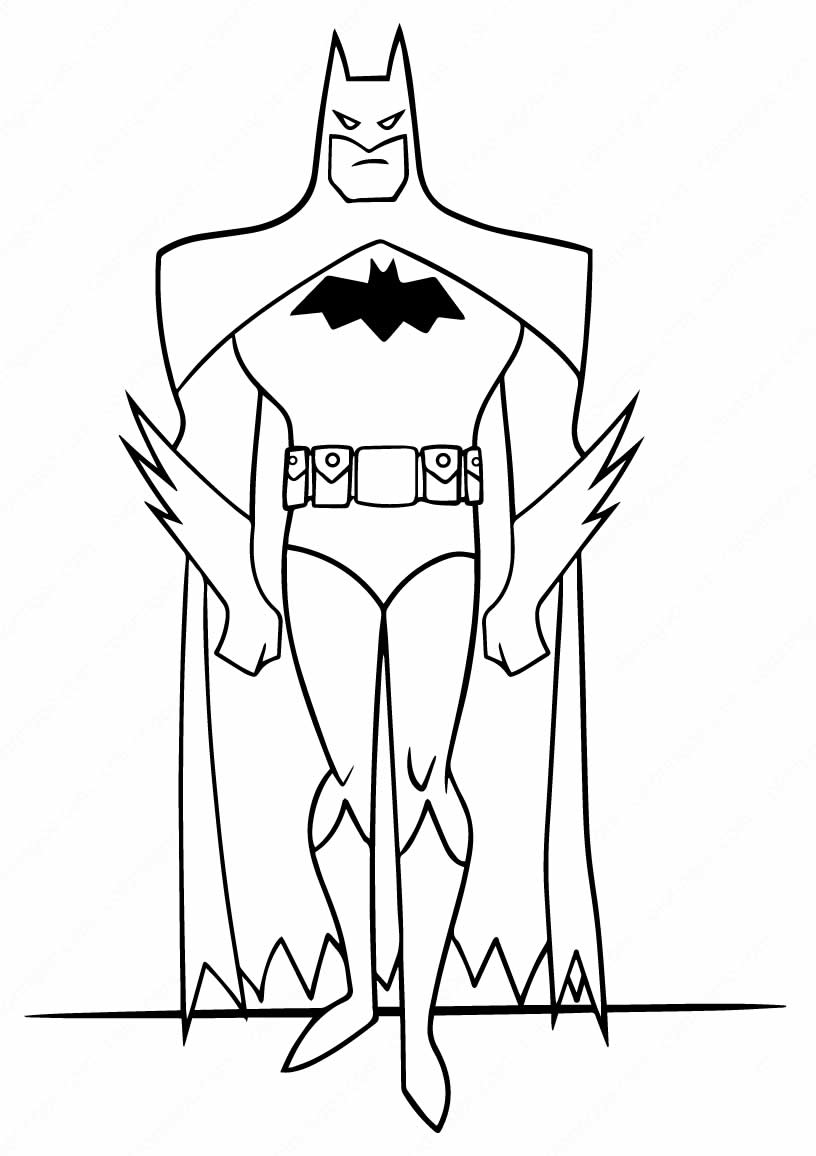 Desenhos Batman para colorir