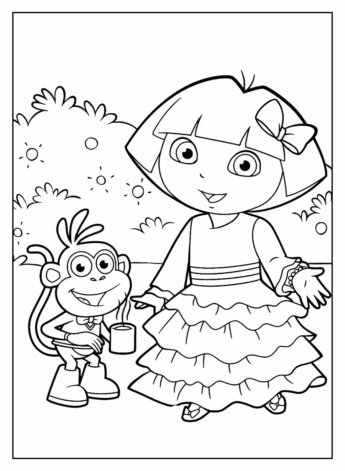 Desenhos de Dora Aventureira