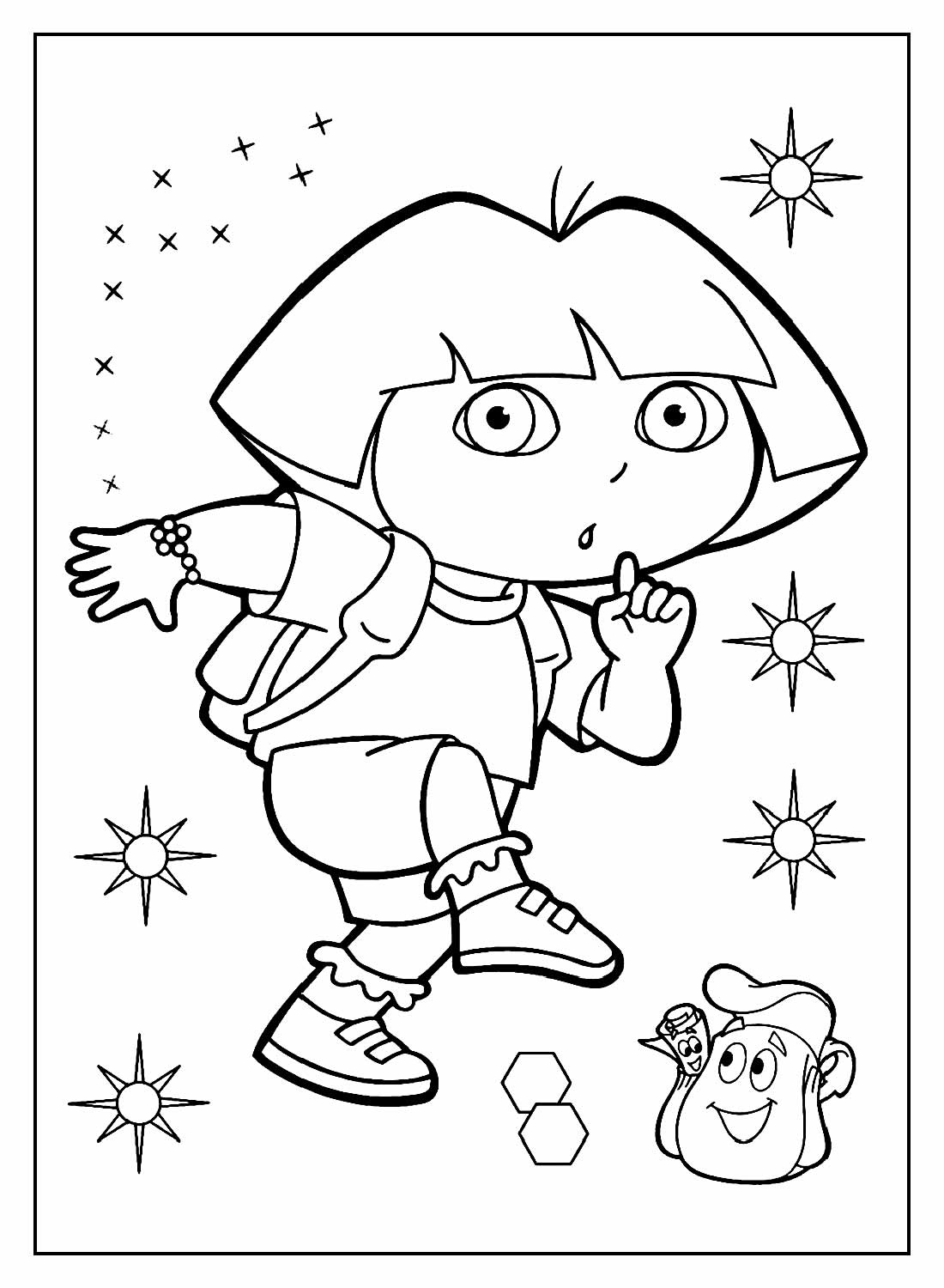 Desenhos de Dora Aventureira