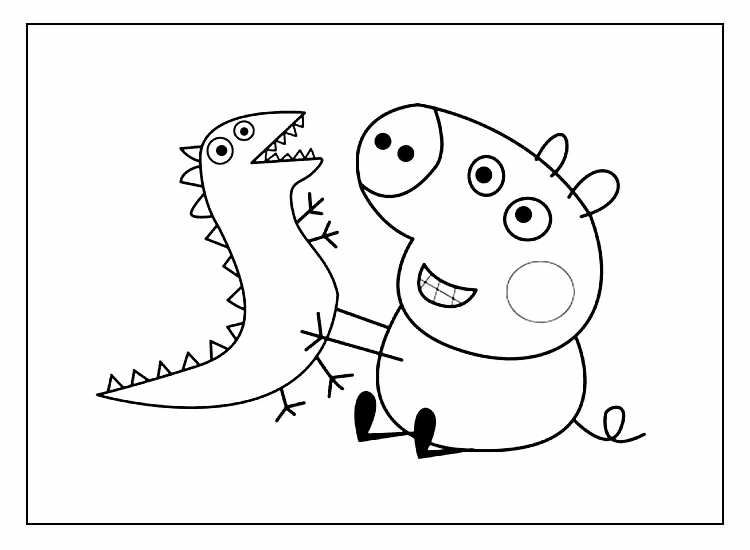 Desenhos de Peppa Pig - A Porquinha Peppa para colorir, jogos de pintar e  imprimir