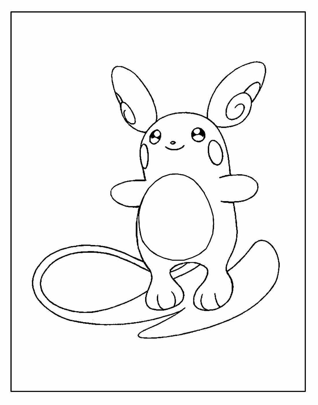 Desenho para colorir Pokémon