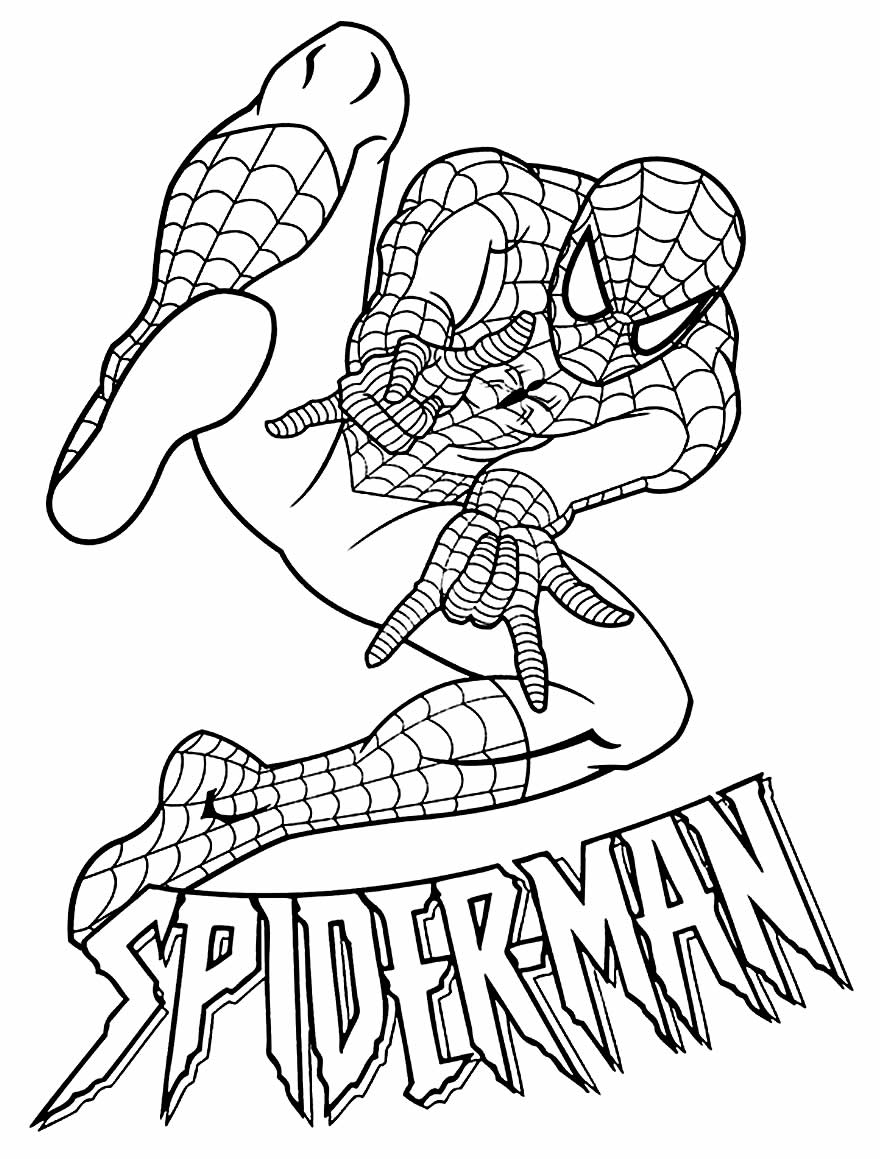 Desenhos para colorir Homem-Aranha - Spider-Man