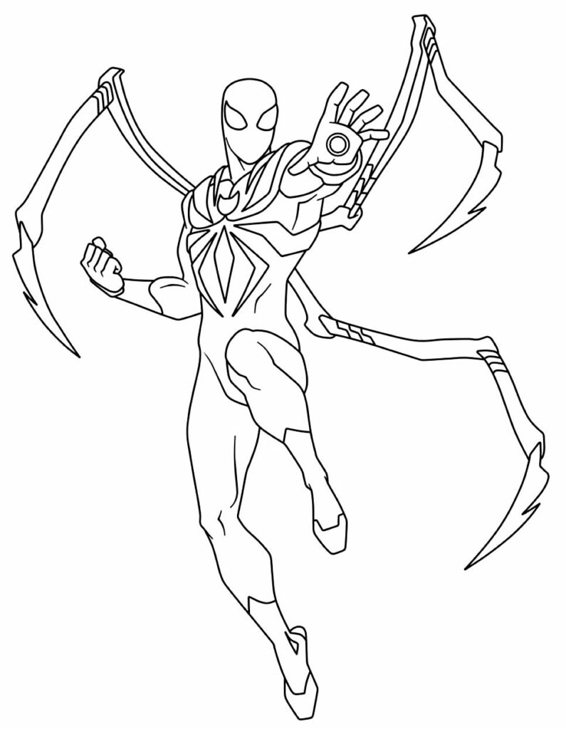 50+ Desenhos para colorir do Homem-Aranha - Dicas Práticas