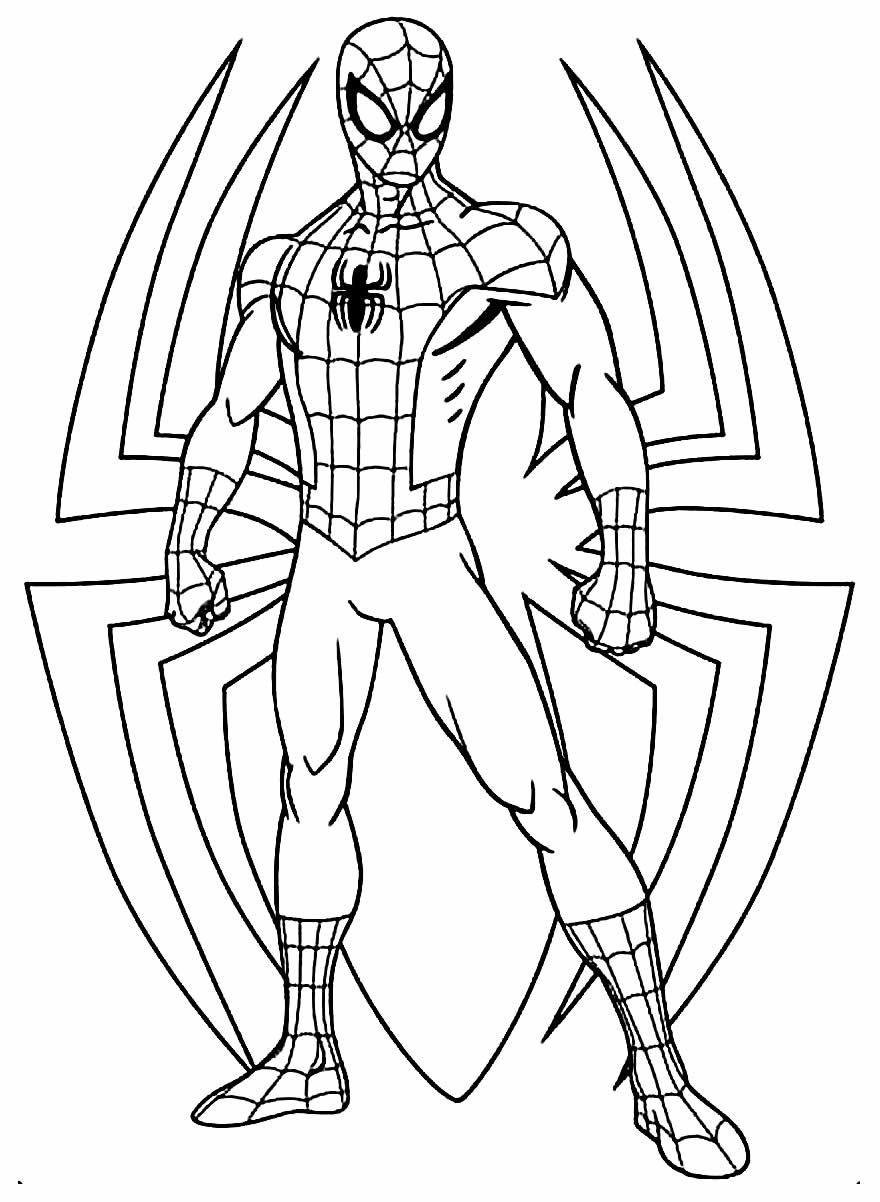 Desenhos para colorir do Homem-Aranha para crianças - Spiderman - Just  Color Crianças : Páginas para colorir para crianças