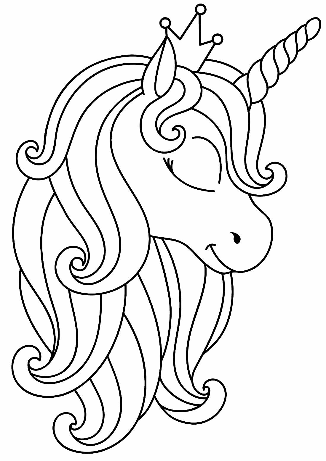 Desenhos de Pintar Unicórnio para Crianças, Desenhos Animados, Pintura  Unicornio