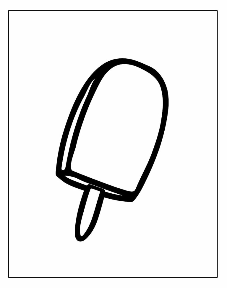 30+ Desenhos para colorir de Picolé - Dicas Práticas