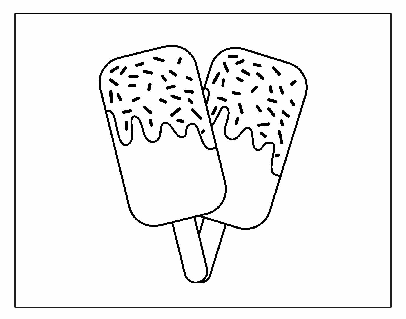 30+ Desenhos para colorir de Picolé - Dicas Práticas