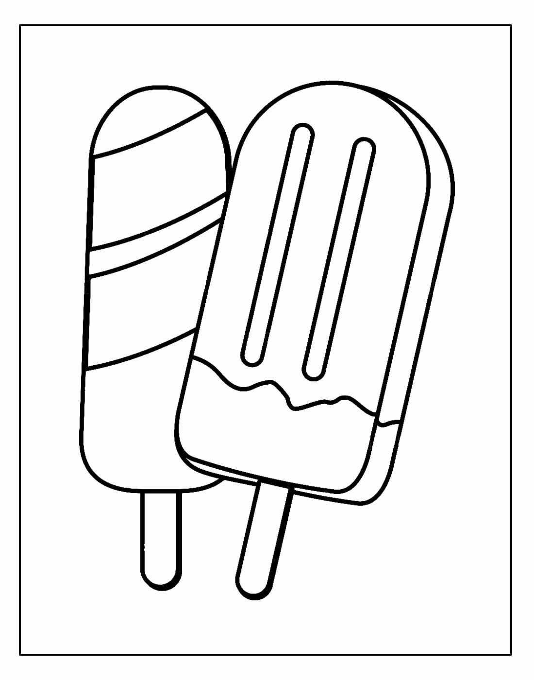 30+ Desenhos para colorir de Picolé - Dicas Práticas