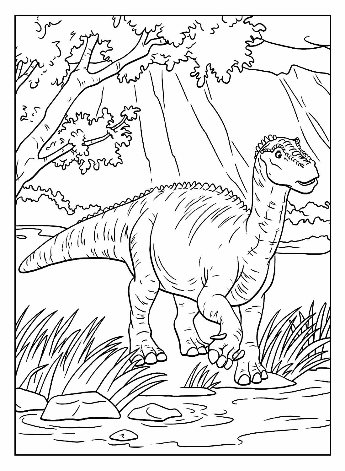 Desenhos para colorir Dinossauro